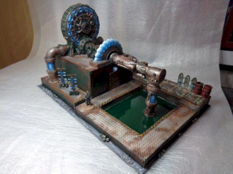 sector mechanicus haemotrope power station necromunda by thecat