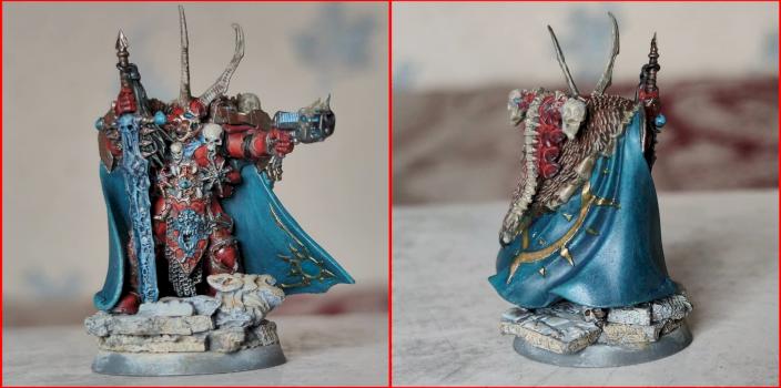 Kranon the Relentless, leader of  the Crimson Slaughter warband by Sad_Dzen