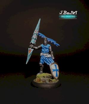 Knight with magical lance and shield by jb-propainting