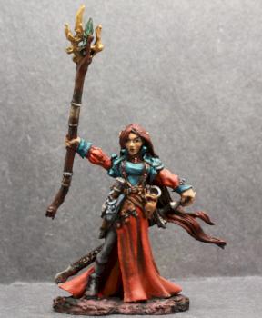 Reaper Female Sorceress with Wand by superbug983