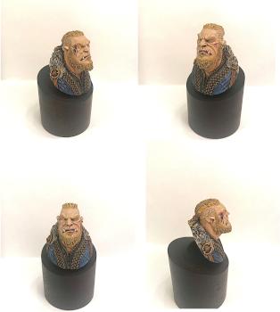 Bust Ragnok, Norse Orc Hero 1/12 bust miniature warhammer warcraft dnd by IreMoon