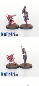 Carlota Kowalsky & Moriarty by MadFlyArtStudio