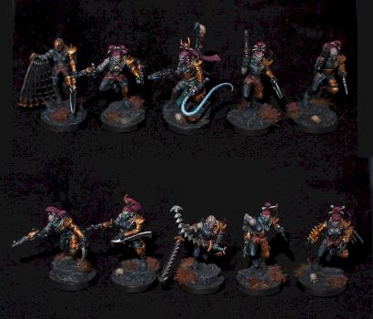 Dark Eldar Wyches Drukhari Wych Cults by peckersaurus