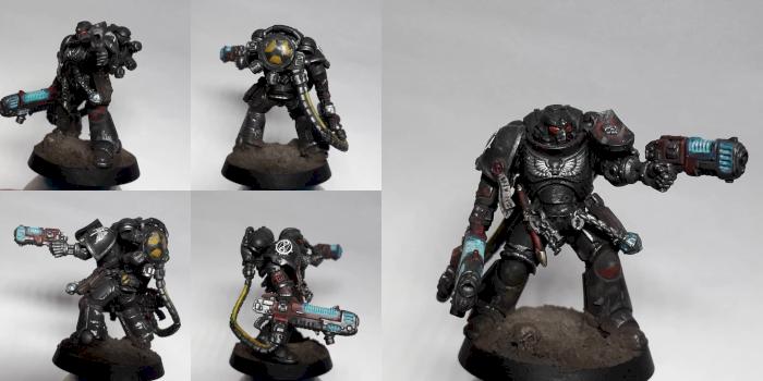 Dark Angels Dreadwing Sergeant by Achelebachele