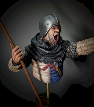 Burgundian billman, late 15th century by warp_machinarium