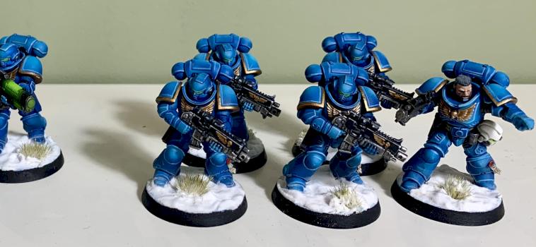 Hellblasters and Intercessors by Asavarkhul