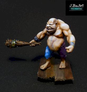 Ogre with spiked mace by jb-propainting