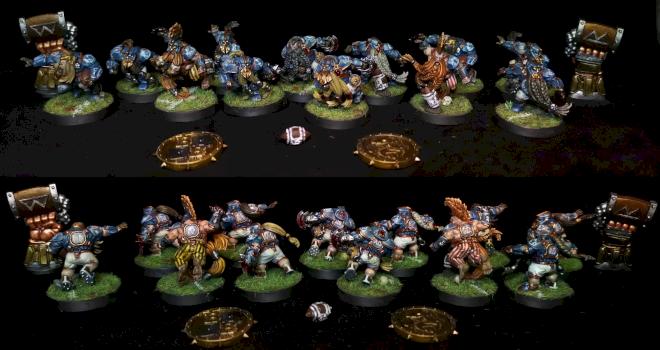 Blood Bowl Dwarf Giants by DrD