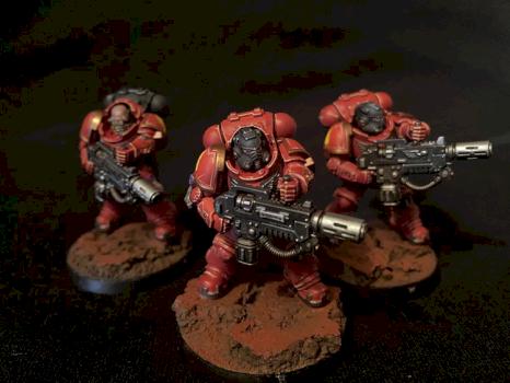 Blood Angels primaris eradicators by Soyg