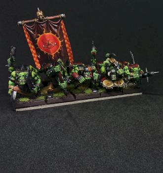 Warhammer Fantasy Ork Boys 2 Orks & Goblins by Bauer
