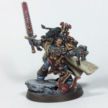 Ragnar Blackmane - Space Wolf, Wolf Lord by krakendoomcool