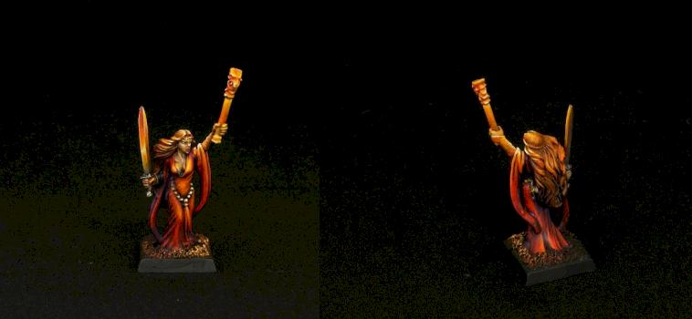 Bretonnian Sorceress on Foot by Eclipseddstny