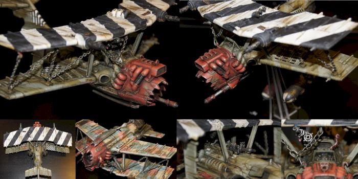 Ork Blitza Bommer - Biplane Conversion by disturbing_presence