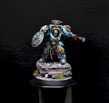 Space Wolves Arjac Rockfist by GobBoss