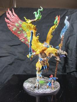 Tzeentch Lord of Change by DisturbingDenizens