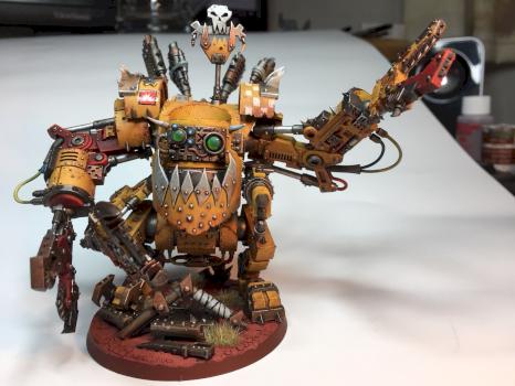Ork Deff Dread by quarrel