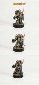 Warhammer 40k Death Guard Champion by GeckoPainter