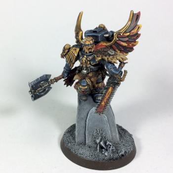 Sven Bloodhowl - Space Wolf, Wolf Lord by krakendoomcool