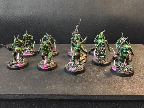 Plaguebearers of Nurgle by DisturbingDenizens