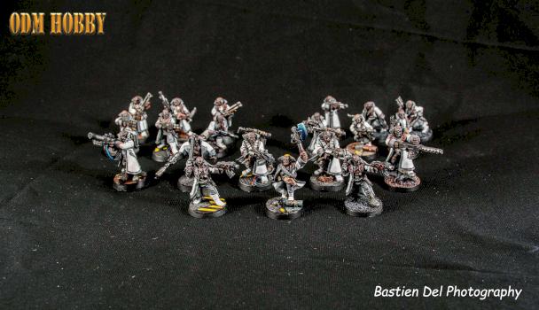 Warhammer-40000-necromunda-metal-oop-Delaque-complete Gang-tabletop-painted by odmhobby by odmhobby