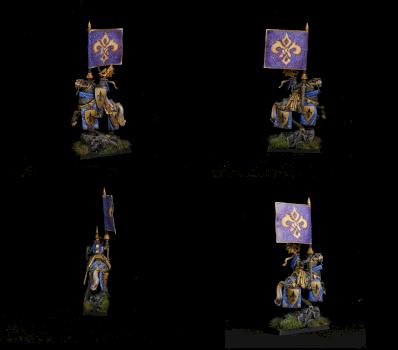 Bretonnian Knight Standard Bearer by Eclipseddstny