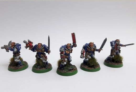 Ultramarine Scout Squad by Aurigus