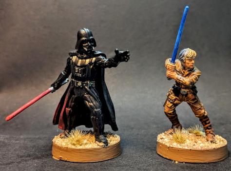 Star Wars: Legion Vader and Luke by Kernel Zander