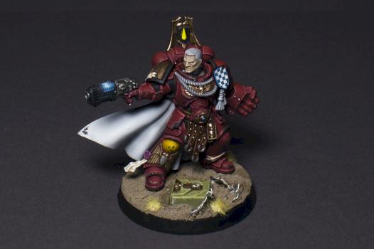 Blood Angels Primaris captain by Shweeble