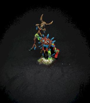 Warhammer Fantasy Orks & Goblins Savage Orc Schamane by Bauer