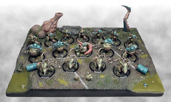 Nurgle diorama for Blood Bowl by Pixmen