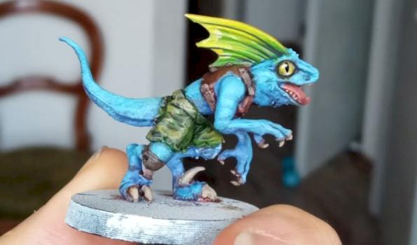 Lizard Punk Rocker by Ahmeddone