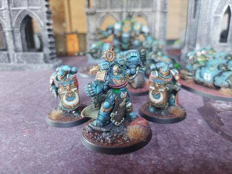 Warhammer 40k Ultramarines by dogparry