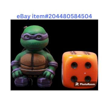 3d printed painted miniature Ninja Turtle by superbug983