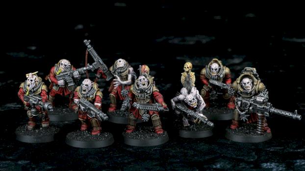 Converted Chaos Cultists by Kabin Miniatures