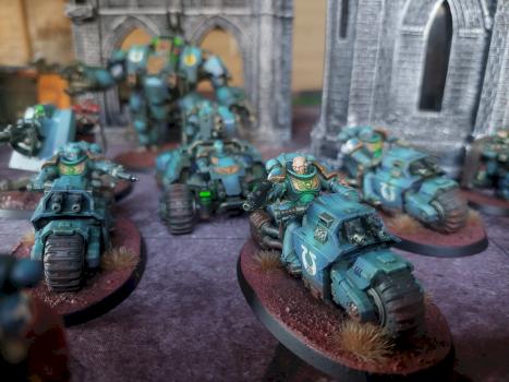 Warhammer 40k Ultramarines by dogparry