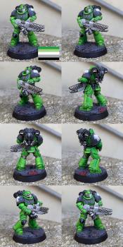 Aromantic pride Space Marine by CerberusXt