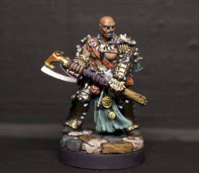 CROWE, HUMAN BARBARIAN by mikecarrero