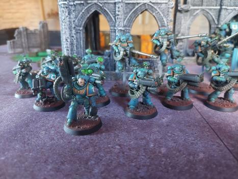 Warhammer 40k Ultramarines by dogparry