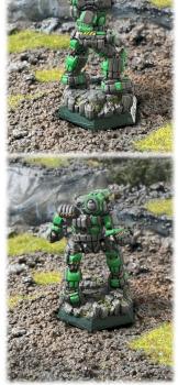 Hunchback HBK-4G - 15th Dracon - Capellan Confederation - Battletech by Leslie Flynn