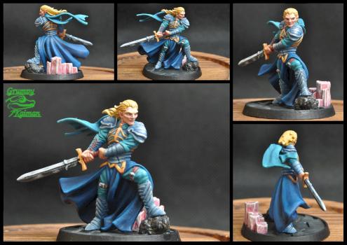 Levarian - Elven Knight by GrumpyKaiman