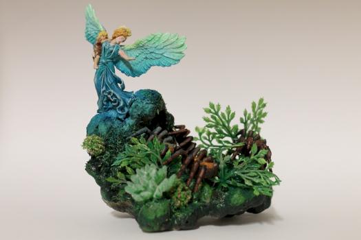 Flying Angel by shadowpainter
