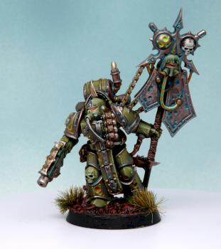 Plague marine icon bearer by RAFF