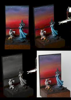 Amitriel and Nocturna by Karol Rudyk Art and Nocturna Models by Jamie M