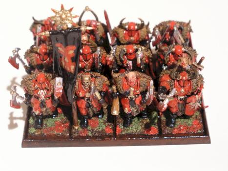 Khorne Warrior Unit Front by DPet5