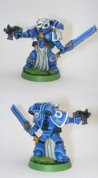 Space Marines Ultramarines Veteran by Cyranc