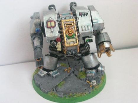 grey knight dreadnought by oniromancer