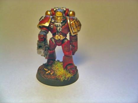 Command Squad, Techmarine in training by theripper42