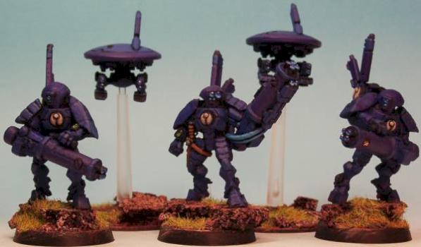 Tau Stealth Suit Team by JMill