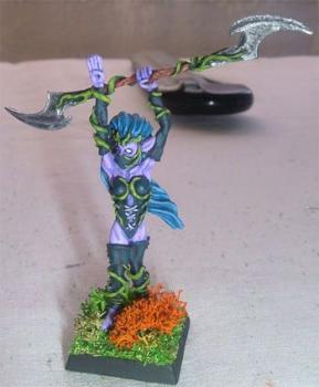 Wardancer Wood elf (Warcraft III scheme) by Skwig