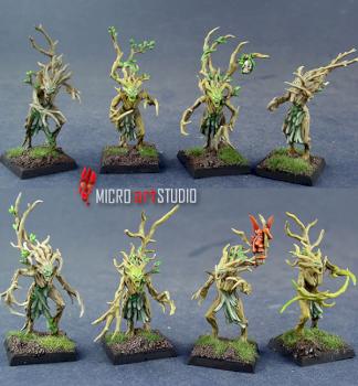Wood Elf Dryads by vandoc